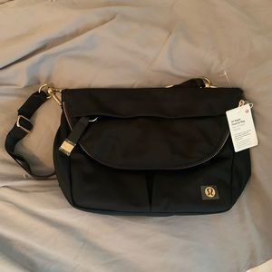 Lululemon All Night Festival Bag Black/Gold NWT